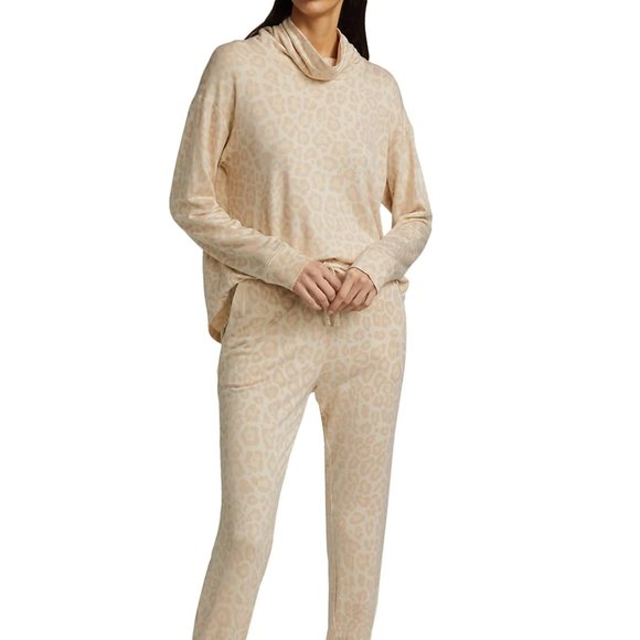 NWT SPLENDID 2 Pc Leopard Pullover & Joggers - Picture 2 of 16
